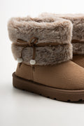 Fur Comfy Boots Tan (3)