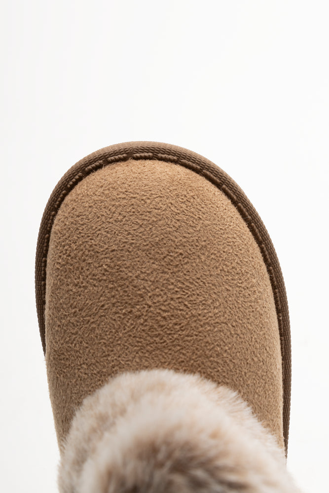 Fur Comfy Boots Tan (4)