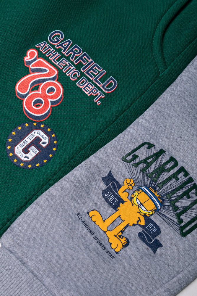 2 Pack Garfield Trackpants Green And Grey