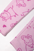 Peppa Pig Tracktop And Fleece Leggings Set Pink (2)