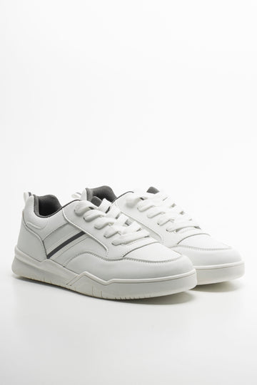 Lace Up Trainers White