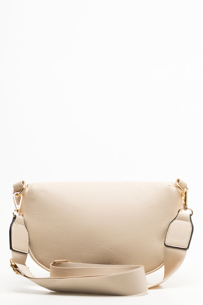 Crossbody Moon Bag Cream (2)