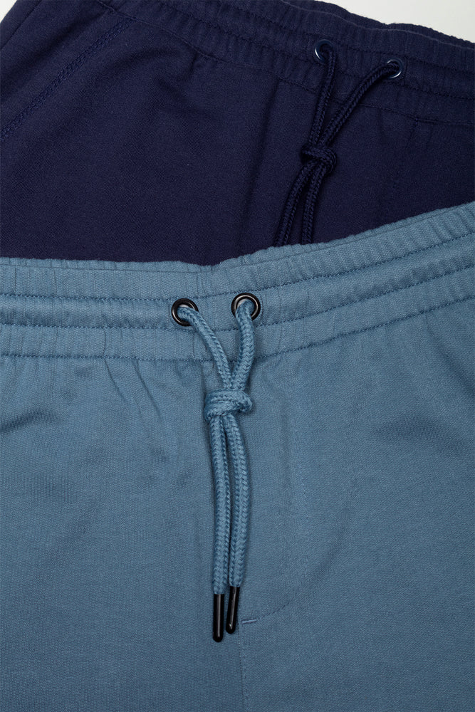 2 Pack Knit Shorts Blue