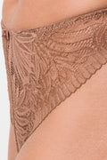 3 Pack Lace Thongs Brown, Light Pink And Natural (4)
