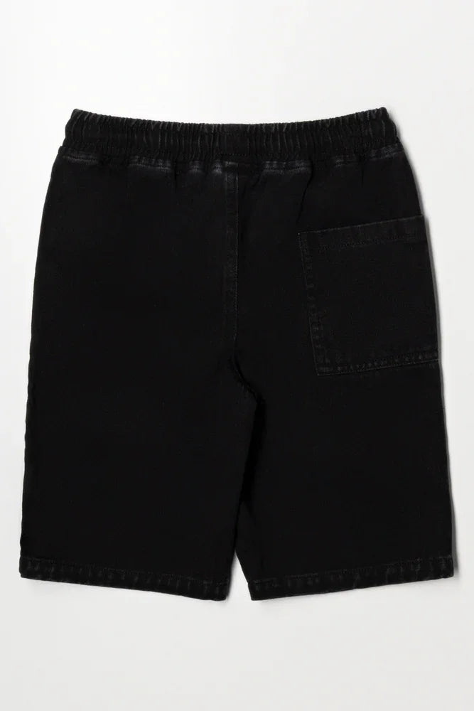Spider-Man Denim Shorts Black (3)