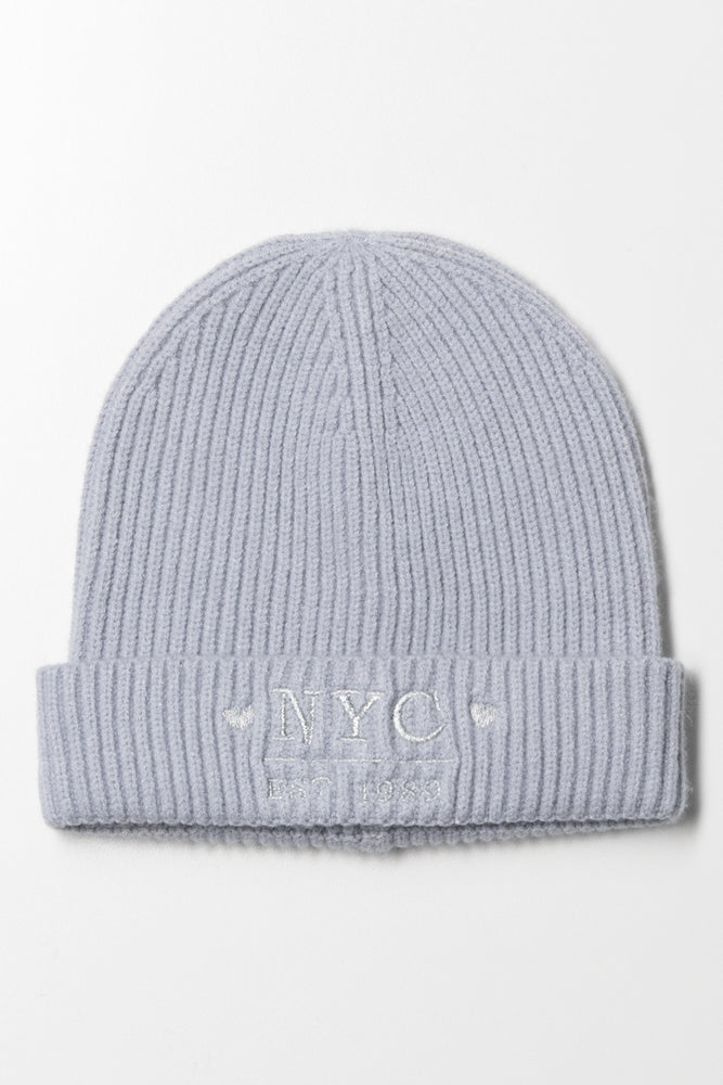 NYC Beanie Light Blue