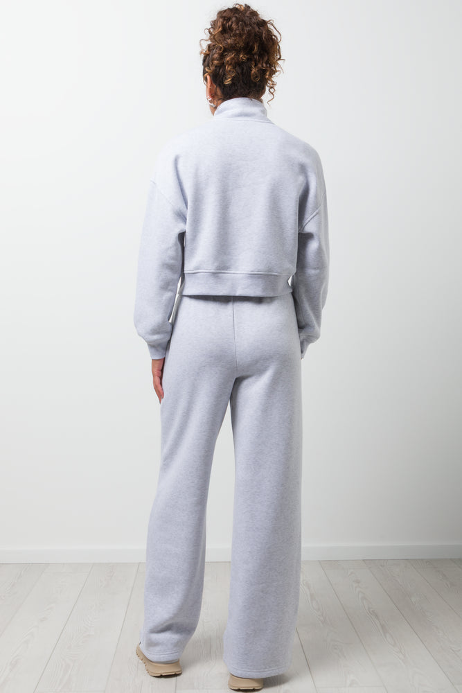 Wide Leg Joggers Grey (3)