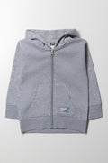 Zip Through Hooded Tracktop Grey