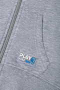 Zip Through Hooded Tracktop Grey (1)