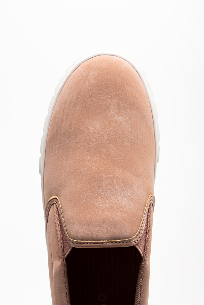 Platform Slip On Sneakers Pink (4)