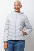Puffer Jacket Light Grey