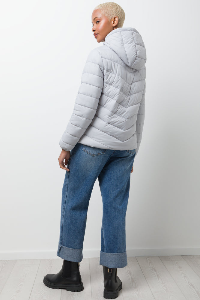 Puffer Jacket Light Grey (2)