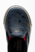 Mickey Mouse Denim Slip On Sneakers Blue (4)