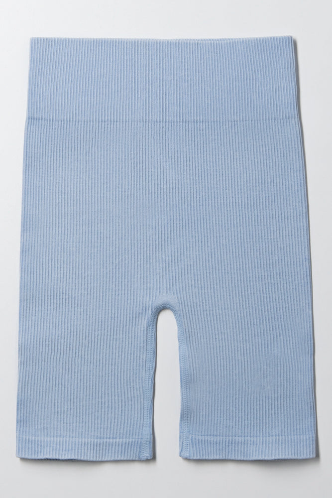 Seamless Cycle Shorts Blue (2)
