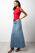 Sleeveless Vest With Broach Red (1)