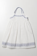 Strappy Dress White