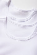 2 Pack Long Sleeve Vests White (1)