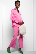 Satin Shirt Pink (1)