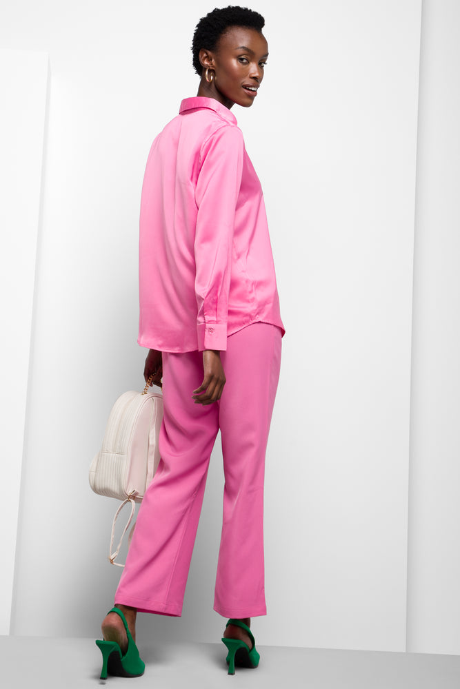 Satin Shirt Pink (2)