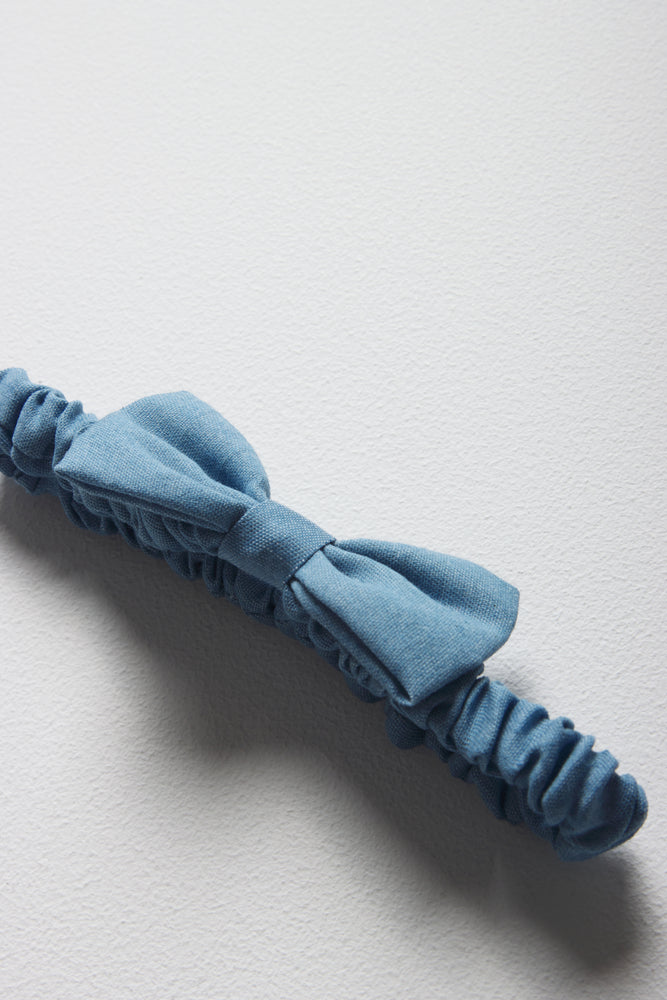 2 Pack Headbands Denim And White (2)