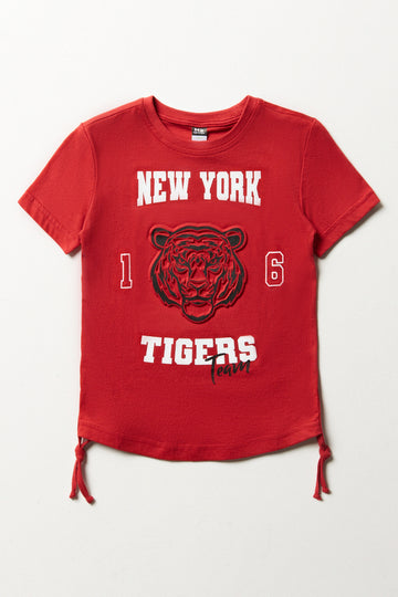 New York Short Sleeve T-Shirt Red