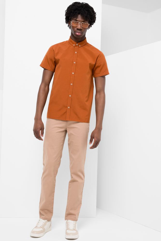 Short Sleeve Shirt Tabacco