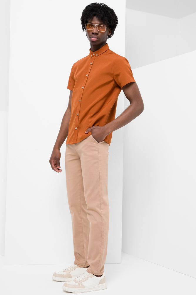 Short Sleeve Shirt Tabacco