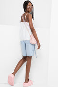 Strappy Cami T-Shirt White (2)