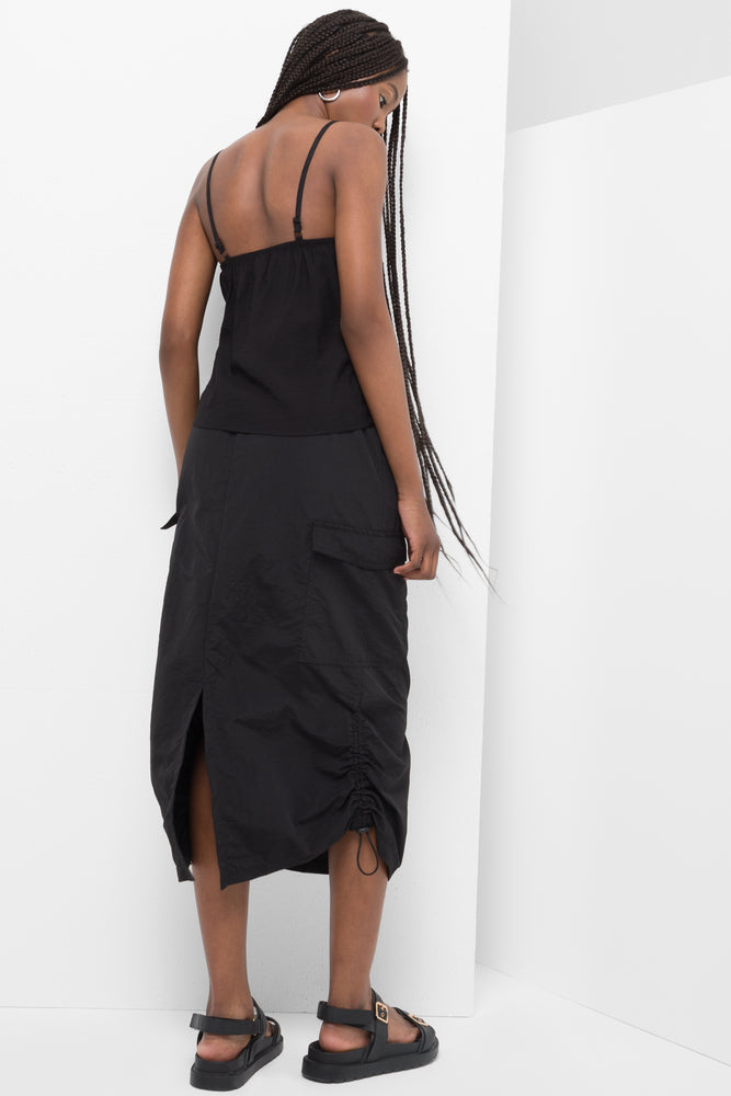 Strappy Cami Top Black (2)