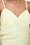 Strappy Cami T-Shirt Yellow (3)