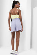 Pull On Shorts Purple (2)