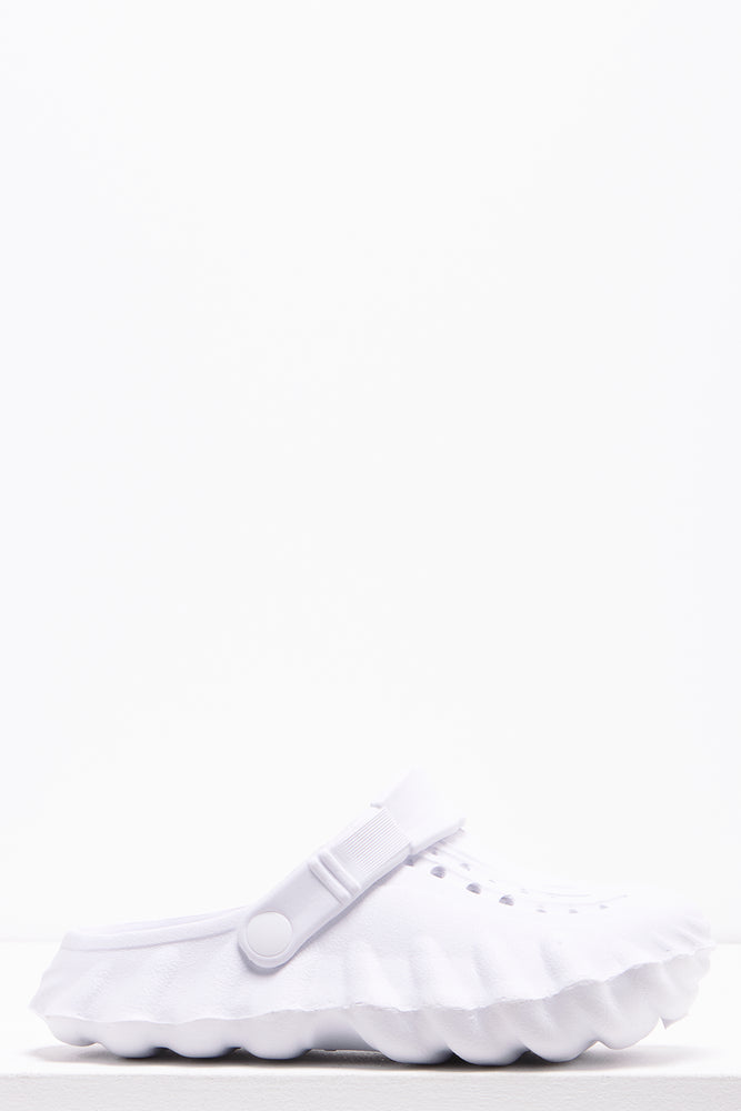 Chunky Clogs White