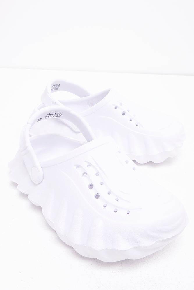Chunky Clogs White