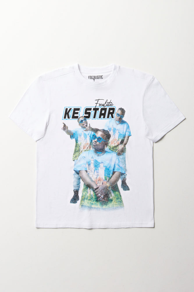 Focalistic Relaxed Short Sleeve T-Shirt White