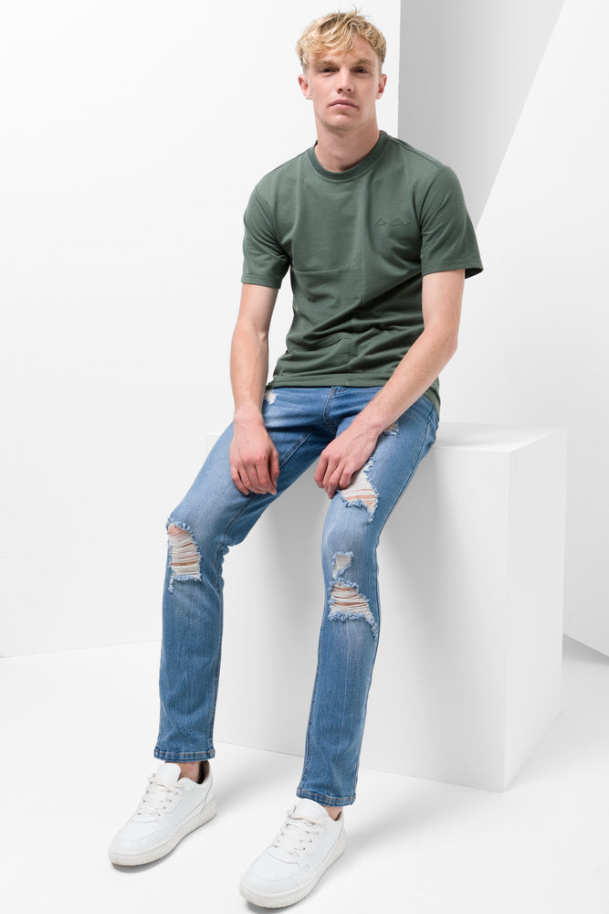 Crew Neck T-Shirt Green
