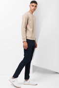 Crew Neck Tracktop Natural (1)