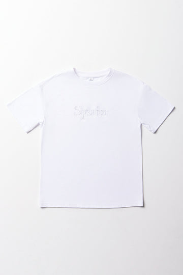 Oversized Short Sleeve T-Shirt White