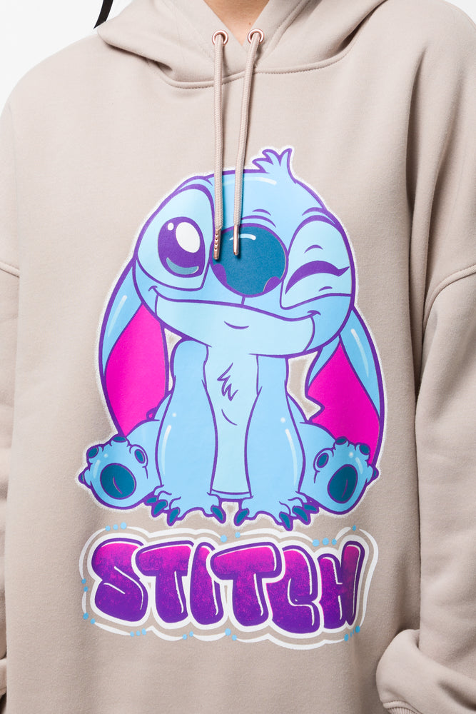 Lilo And Stitch Oversized Hoodie Natural (3)