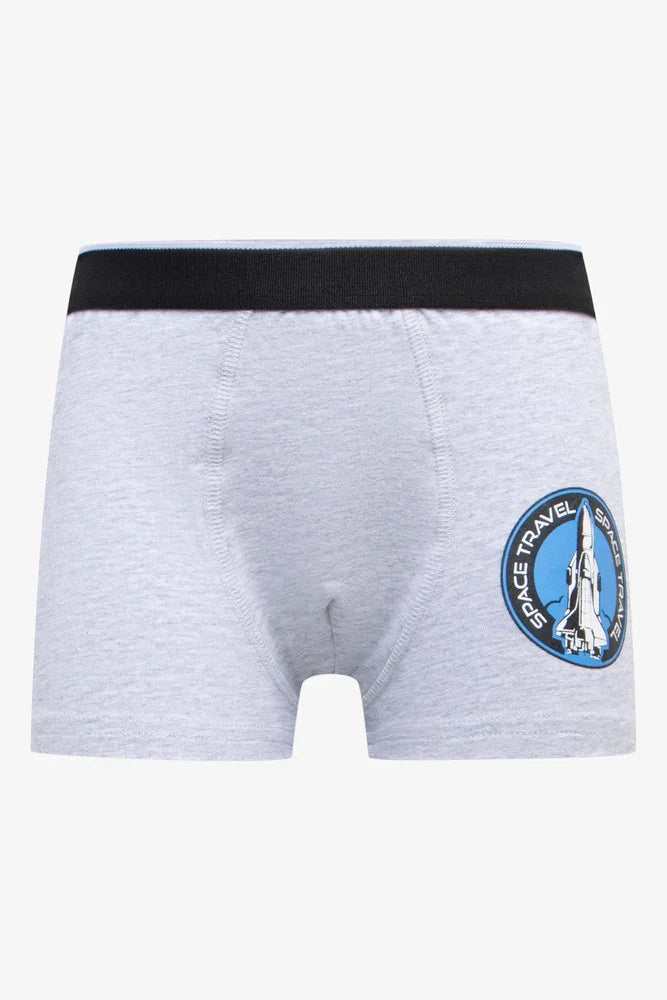 3 Pack Knit Boxers Navy And Grey (1)