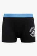 3 Pack Knit Boxers Navy And Grey (3)