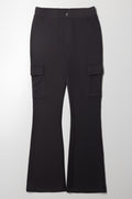 Cargo Flare Leggings Charcoal