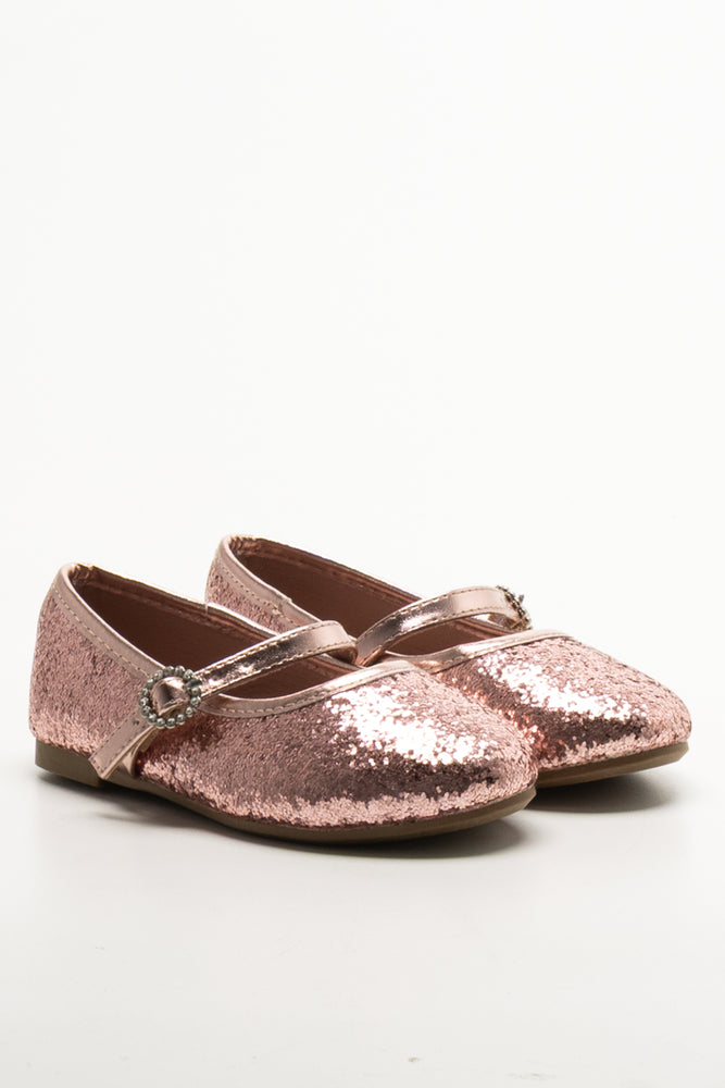 Sparkle Mary-Jane Pumps Pink