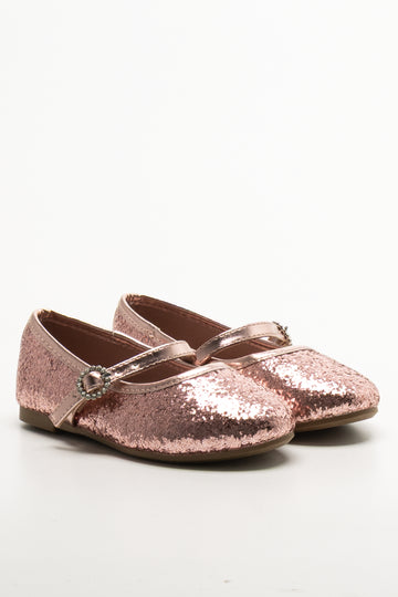 Sparkle Mary-Jane Pumps Pink