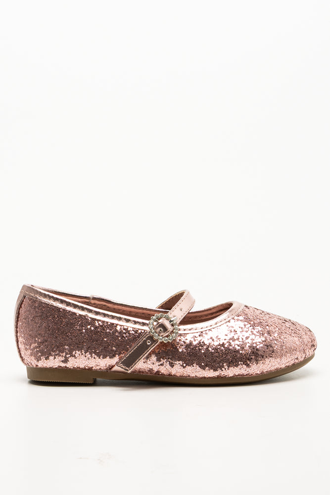 Sparkle Mary-Jane Pumps Pink