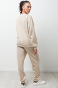Crew Neck Tracktop Natural (2)