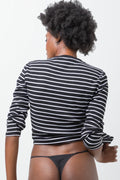 3 Pack Strappy Thongs Black, Grey And White (2)