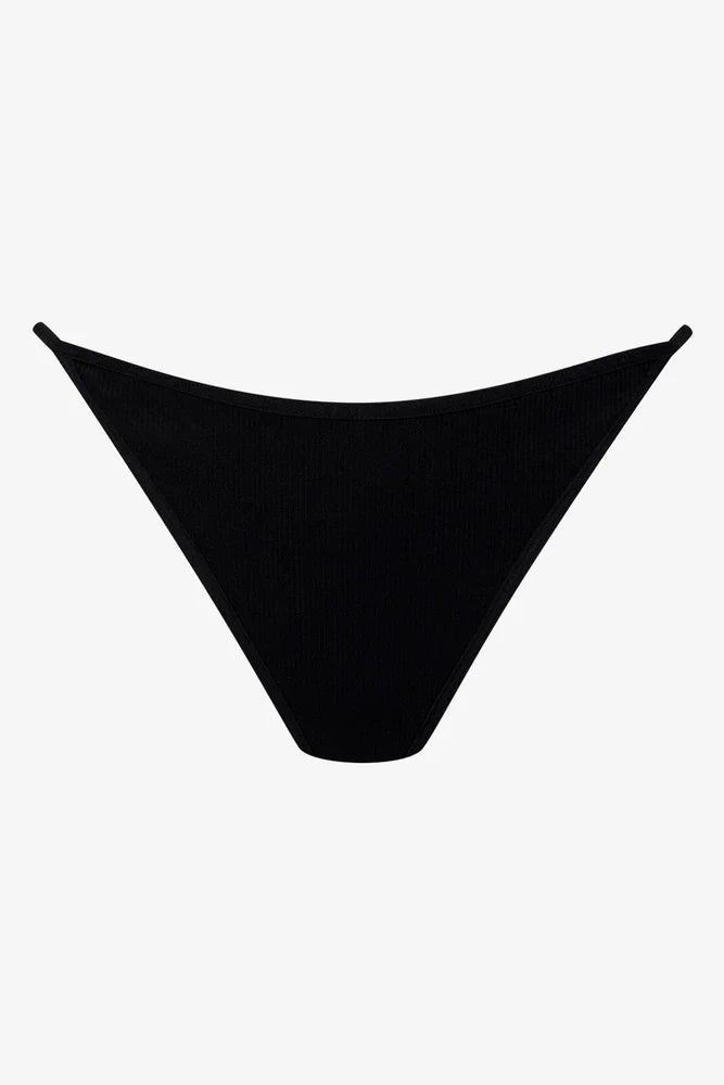 3 Pack Strappy Thongs Black, Grey And White (6)