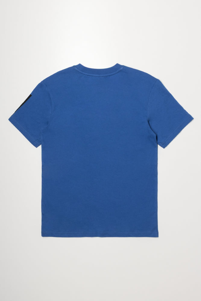 Pocket Short Sleeve T-Shirt Blue (2)