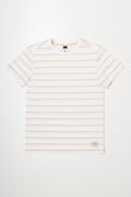 Stripe Short Sleeve T-Shirt Natural
