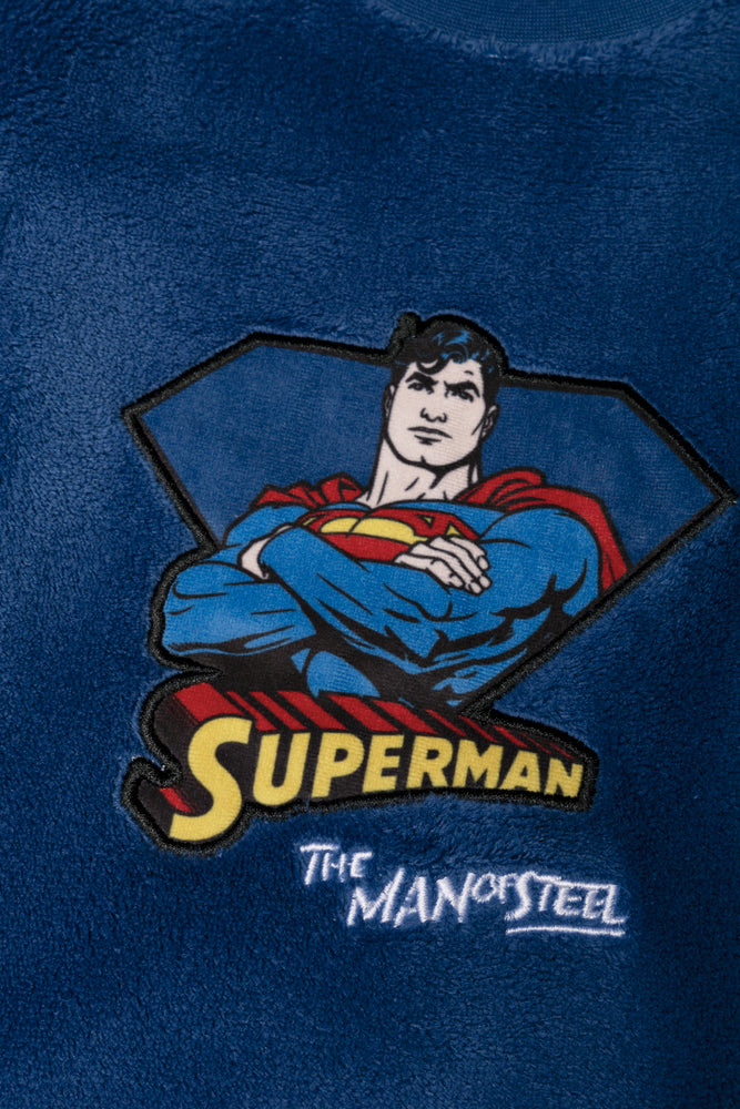 Superman Long Sleeve Pyjamas Blue